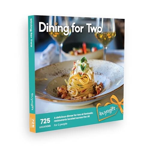 Image of Buyagift Dining for Two Gift Experiences Box with 725 Gourmet Gift Experiences from Delicious Dining To Afternoon Teas