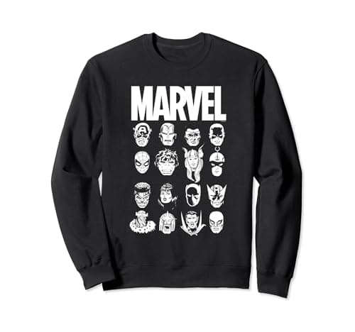 Image of Marvel Comics Multi Heads Sweatshirt