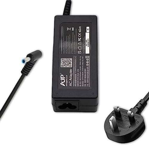 Image of 65W Charger for HP 15-DB0521SA, 15-DB0598SA, 15-DA0511SA, HP EliteBook, Pavilion, Chromebook, ProBook, Envy, Spectre, Stream, HP 250 G6, 255 G7, 741727-001 710412-001 and more Laptop Power Adapter PSU