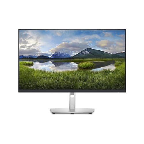 Image of Dell P2722H 27 Inch Full HD (1920x1080) Monitor, 60Hz, IPS, 5ms, 99% sRGB, DisplayPort, HDMI, VGA, 5x USB, 3 Year Warranty, Black