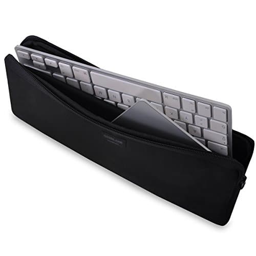Image of Adore June Keeb Combine Case Compatible with Apple Magic Keyboard 2015-2021 and Magic Trackpad 2015-2021, High Quality Keyboard Case Made of Durable Material, Black