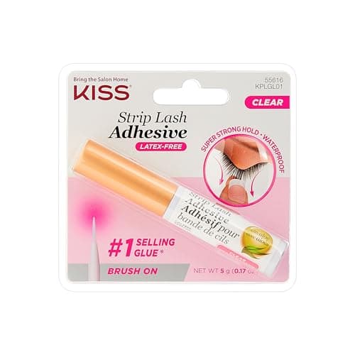 Image of KISS 24 Hour Strip Eyelash Adhesive – Clear