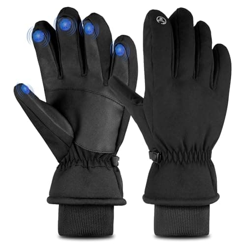 Image of SUVISTAR Thermal Gloves – Waterproof Winter Gloves with 3M Thinsulate, Coldproof to -20℉, Touchscreen Compatible for Skiing, Snowboarding, Hiking & Outdoor Activities - Medium