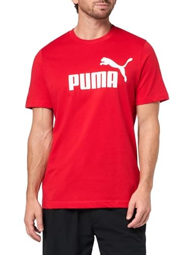 Image of Puma Men's Logo Camo Fill Tee (Available in Big and Tall Sizes), For All Time Red Big Logo Ah25, Medium