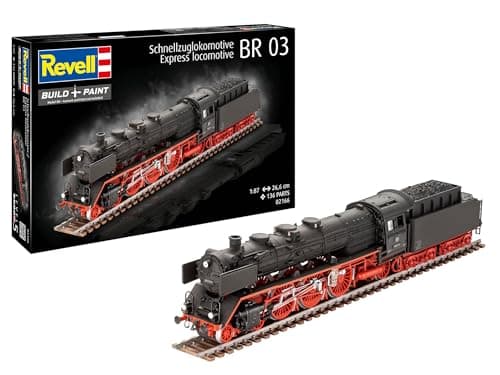 Image of Revell 02166 Standard express locomotive 03 class with tender 1:87 Scale Unbuilt/Unpainted Plastic Model Kit