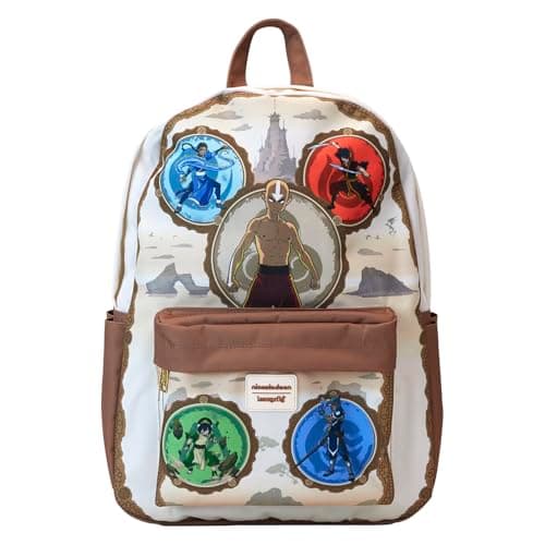 Image of Loungefly Nickelodeon Avatar: The Last Airbender Nylon Full-Size Backpack