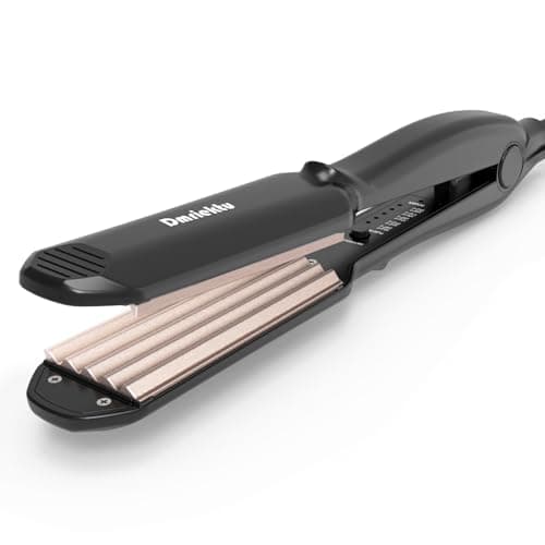 Image of Dmriektu Hair Crimper for Women, Crimping Iron Volumizing Crimper with Ceramic Plates, Hair Waver Crimpers Styling Tools for Women Girls Adjust Temp Auto Off