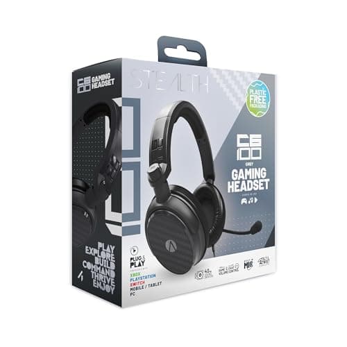 Image of STEALTH C6-100 Gaming Headset Range (Matte Grey)
