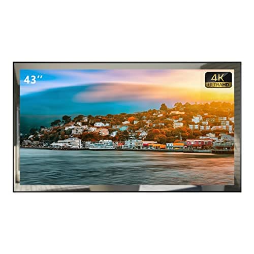 Image of Soulaca 4K UHD Smart TV for Bathroom,Mirror Panel, IP65 Waterproof, DTV/ATV, Built-in Alexa & Wi-fi, DVB-T/T2/C/S/S2 2024 Model (43”, Mirror (webOS TV System))