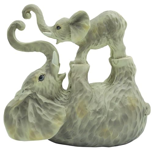 Image of The Leonardo Collection Ellie & Family Playtime Elephant Figurine Figurines Statues For Home Decor | Ideal Ornaments Friendship Gifts For Women & Men | Lovely Centerpiece & Living Room Accessories