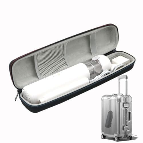 Image of Flat Iron Bag, Portable Hair Straightener Storage Pouch, Scratch-Resistant with Handle, Multi-Functional for Work, Outings, Home, and Salon Use, 13.98x2.56x3.54 inches