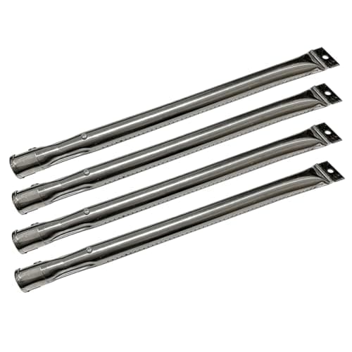 Image of CHARLES BENTLEY Gas BBQ Replacement Burner Set of 4 Stainless Steel Compatible with BBQGAS04 Even Heat Distribution Corrosion Resistant 404mm