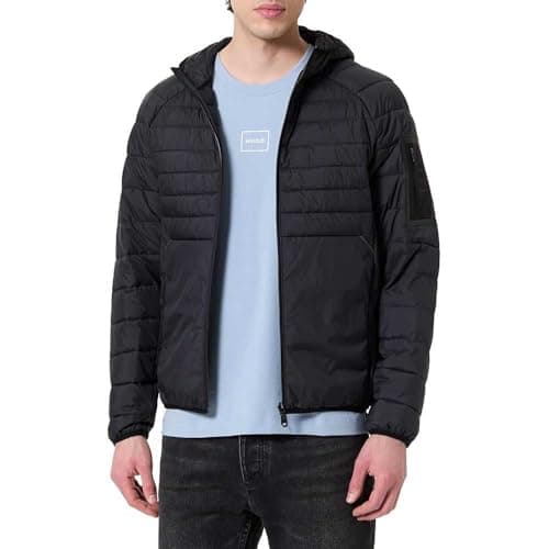 Image of BOSS Men's Outerwear Jacket, Dark Blue402, XXL