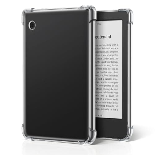 Image of Case for Kobo Clara Colour & Clara BW/2E eReader 6”, Crystal Clear Thin Fit Protective Cover | Scratch-Resistant TPU Shell & Enhanced Grip | Showcase Your Style (Transparent)