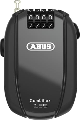 Image of ABUS Combiflex cable lock - lock for securing skis, helmets, pushchairs and luggage - various lengths and strengths