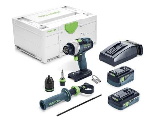 Image of Festool Cordless Drill TDC 18/4 5,0/4,0 I-Plus QUADRIVE