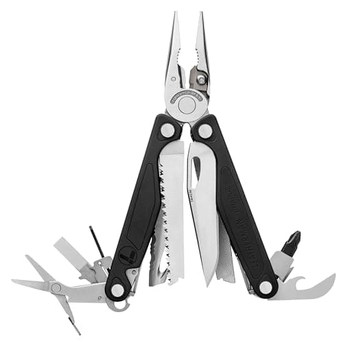 Image of Leatherman Charge+ Multi-Tool - 19 Tools for Camping & Fishing, Black/Silver
