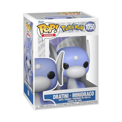 Image of Funko Pop! Games: Pokemon - Dratini - Vinyl Collectible Figure - Gift Idea - Official Merchandise - Toy for Children and Adults - Video Games Fans - Model Figure for Collectors and Display