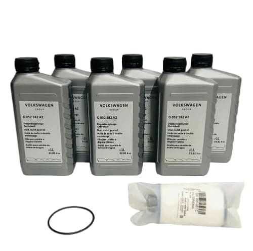 Image of GENUINE FOR VW AUDI SEAT SKODA DSG 6 SPEED 02E DQ250 AUTOMATIC TRANSMISSION OIL 6 LITRE FILTER GEARBOX SERVICE KIT