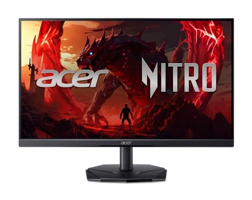 Image of Acer Nitro KG251Q X3 Gaming Monitor 24.5" Full HD 1920 x 1080 IPS ZeroFrame AMD FreeSync Premium 200Hz Refresh Rate Up to 0.5ms SRGB 99% 1 Display Port 1.2 and 2 x HDMI 2.0 Biip