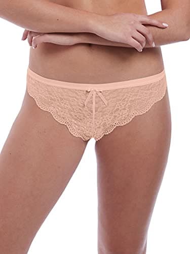 Image of Freya Women's Fancies Hipster Short Brief Thong Panties, Natural Beige, M