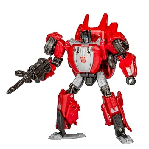 Image of Transformers Studio Series Deluxe War for Cybertron 07 Gamer Edition Sideswipe Action Figure