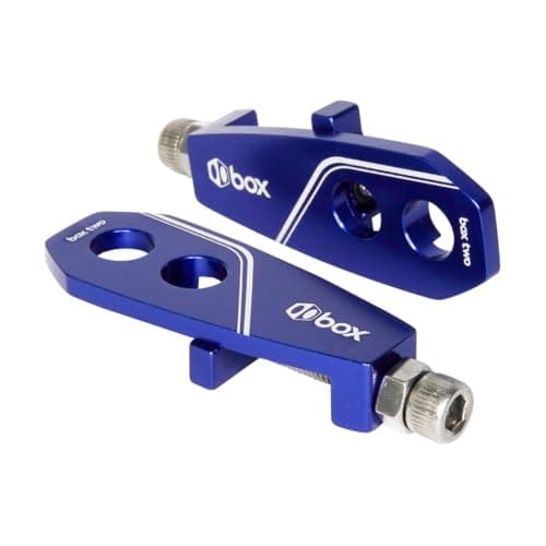 Image of Box Components Two Chain tensioner 10mm x 2 axle Hole Blue
