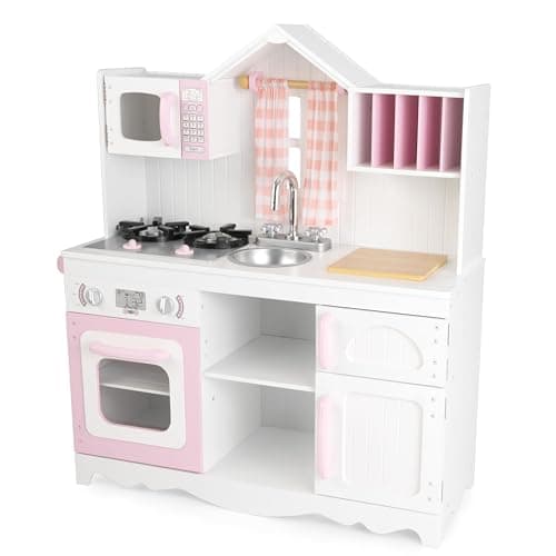 Image of KidKraft Modern Country Wooden Play Kitchen