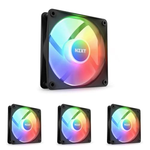 Image of NZXT F120 RGB Core 120mm PWM Single Fan Black (Pack of 4)