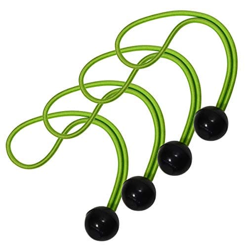 Image of MASTER LOCK Bungee with Ball [20 cm Bungees] [Set of 4 Bungees] 3254EURDAT - Ideal to Carry Yoga Mat