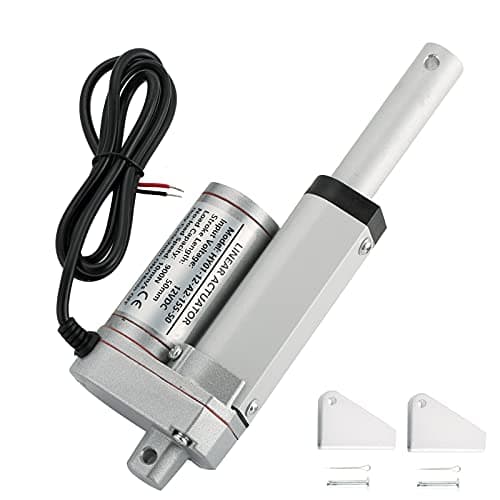Image of MAOPINER DC12V 2inch Stroke Linear Actuator with Mounting Bracket 900N(202lbs) Maximum Lift 10mm/s for Recliner TV Table Lift Massage Bed Electric Sofa Linear Actuator
