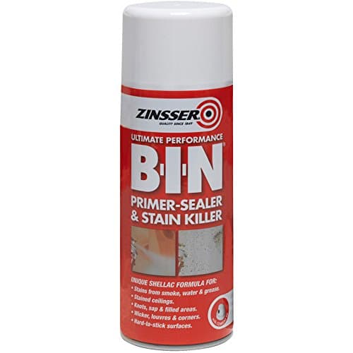 Image of Zinsser B-I-N Primer Sealer Spray Paint White 400ml