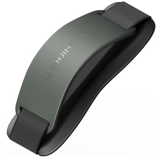 Image of Sinjimoru Silicone Mobile Phone Grip Finger Holder with Kickstand Function, Cell Phone Grip Strap for Back of Phones. Sinji Grip Silicone, Grey.