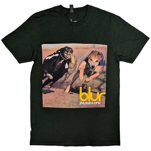 Image of Blur Parklife Album Official Tee T-Shirt Mens Unisex (Medium) Green