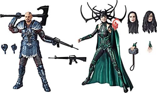 Image of Marvel Legends Series Thor: Ragnarok 6"-Scale Movie-Inspired Skurge Hela Collectible Action Figure 2 Pack