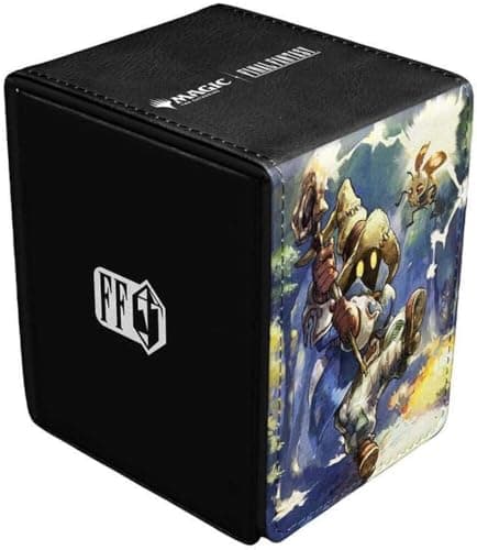 Image of Ultra Pro | Magic The Gathering: Final Fantasy Alcove Flip Deck Box Q4 Premium Y | Trading Card Game Accessory | Ages 13+