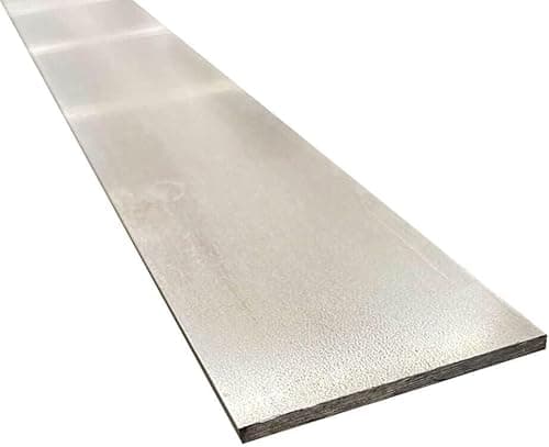 Image of The Multi Metals Shop - 6mm x 50mm x 1000mm Flat Stainless Steel Bar 304 Grade – Corrosion-Resistant Metal Strip for Fabrication, Welding, and Engineering