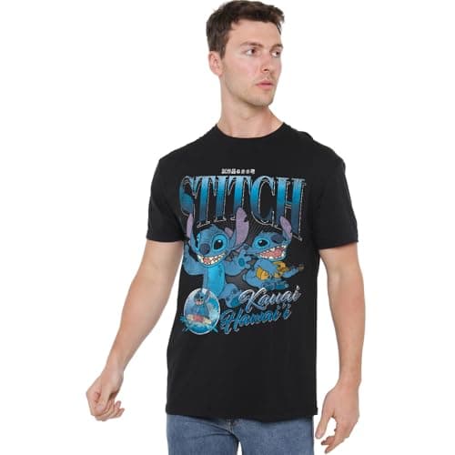 Image of Disney LILO & Stitch Homage Unisex T Shirt, Black, XXXXX-Large