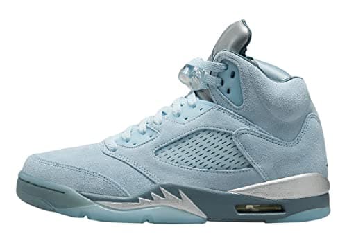 Image of Nike Jordan Womens WMNS Air Jordan 5 Retro DD9336 400 Blue Bird - Size 6W,Photo Blue/Football Grey-metal,6