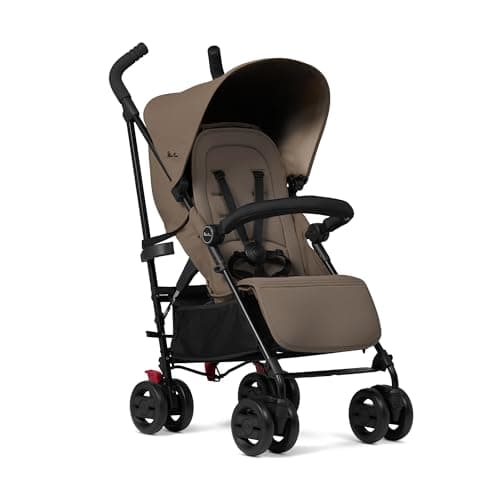 Image of Silver Cross - Pop 2 Pushchair - Foldable Travel Stroller - Buggy - Adjustable/Lie Flat Seat - Newborn to 4 Years - Cobble