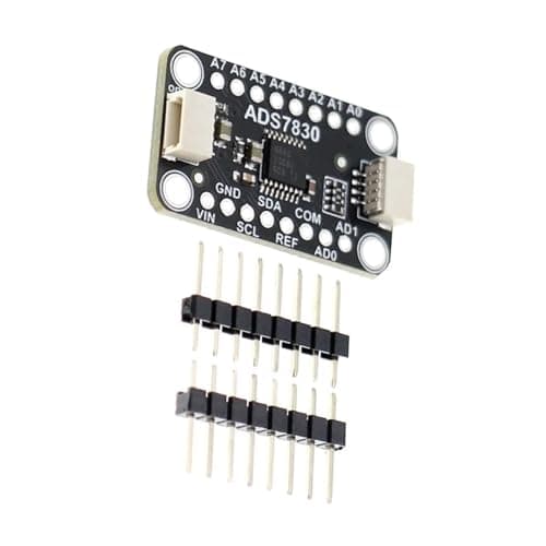 Image of 8 Channel Analog-to-Digital Converter Module with Configurable I2C Address for Multiple Sensors Data Collection Systems Analog-to-Digital Converter Module