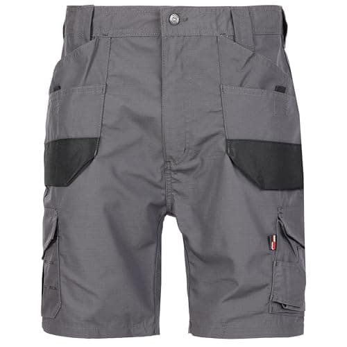 Image of TuffStuff Mens 827 Elite Work Shorts, Grey, 34W UK