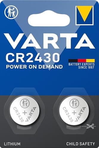 Image of VARTA Batteries Electronics CR2430 Lithium button cell battery 2-pack, Button cells in original blister pack of 2
