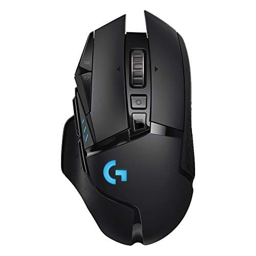Image of Logitech G502 LIGHTSPEED Wireless Gaming Mouse, HERO 25K Sensor, 25,600 DPI, RGB, Adjustable Weights, 11 Programmable Buttons, Long Battery Life, On-Board Memory, PC/Mac