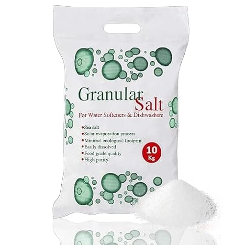 Image of Dishwasher Salt 10kg for Dishwashers and Water Softeners, Water Softening Salt Dishwasher, Regenerating Salt (1)