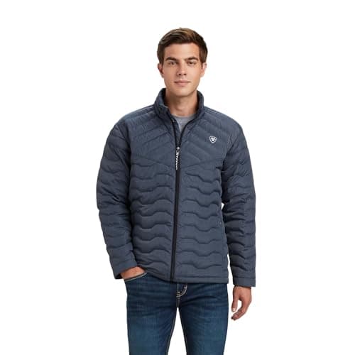 Image of ARIAT Mens Ideal Down Jacket - Charcoal Heather Mens Size - S