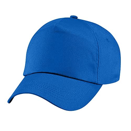 Image of Beechfield Plain 100% Cotton Cap – Child, Boys, Blu reale acceso, M