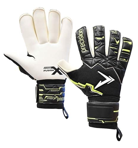 Image of ​​Precision Fusion X Pro Roll Finger Giga Professional Football Adult's Goalkeeper Gloves, Black, 10