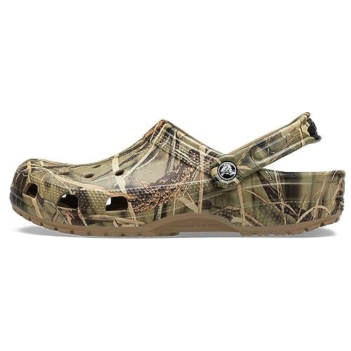 Image of Crocs Classic Realtree, Unisex Adults Clogs, Brown (Khaki), 3 (36/37 EU)
