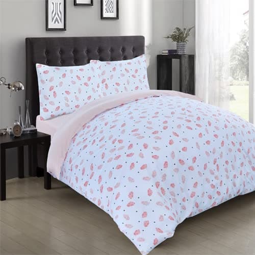 Image of Pack of 2 Poly Cotton Housewife Pillow Case/Cover Soft Luxury Fine For Bedroom Pillowcase Pair (Star Shell)